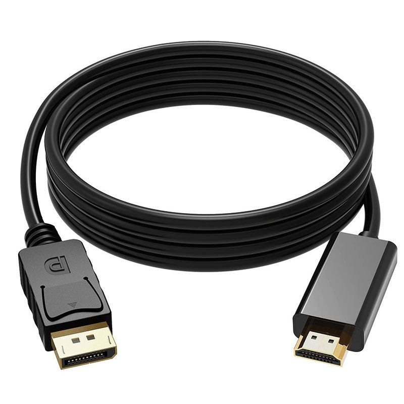 Dây chuyển DP to HDMI 4K*2K dài 1M8 (DP cắm Máy tính, HDMI cắm Màn Hình)