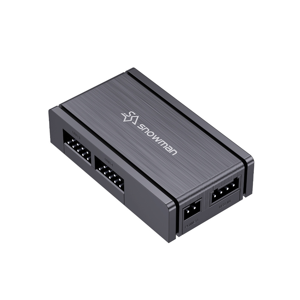 HUB CHIA CỔNG USB 2.0 SNOWMAN 9PIN 1 RA 4 (SATA POWER)