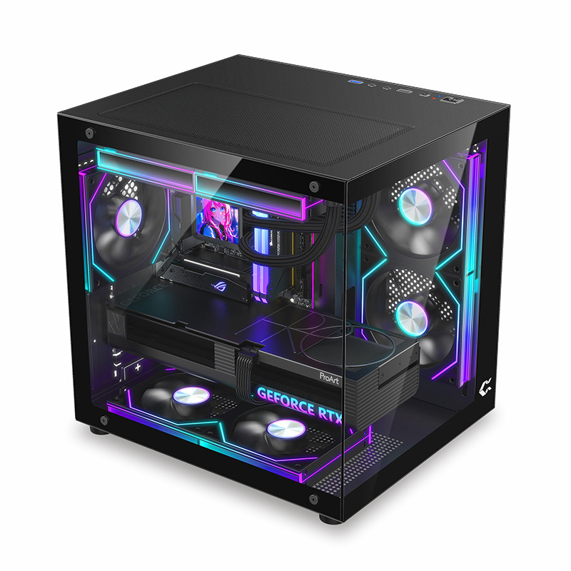 VỎ CASE METALFISH M240 BLACK (M-ATX/ MÀU ĐEN)