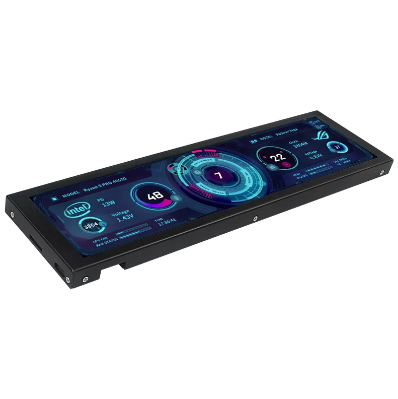 Màn hình TURZX 8.8 inch BLACK (MÀU ĐEN/ Hiển thị thông số PC/ Tấm nền IPS)