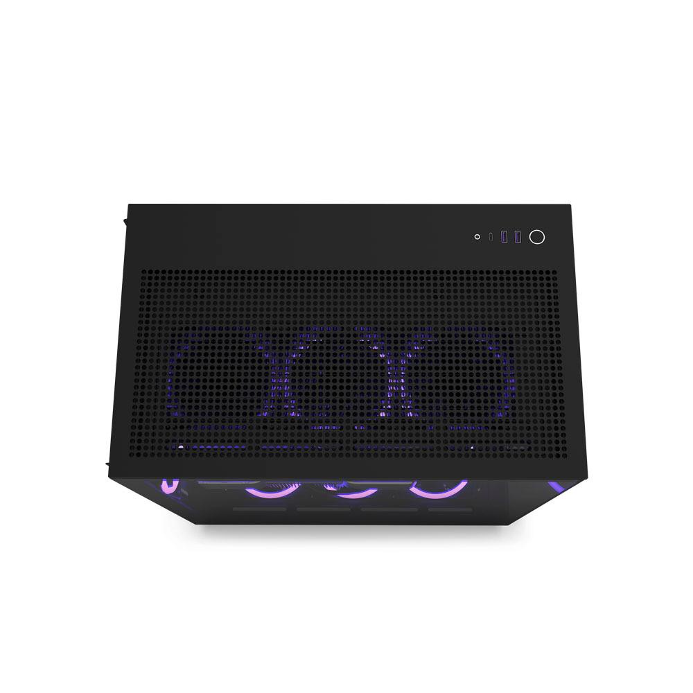 Vỏ case máy tính NZXT H9 Flow Black (Mid Tower/Màu Đen)