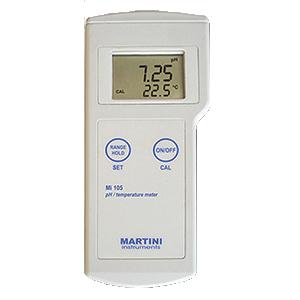 MÁY ĐO pH/NHIỆT ĐỘ CẦM TAY ĐIỆN TỬ HIỆN SỐ Mi105