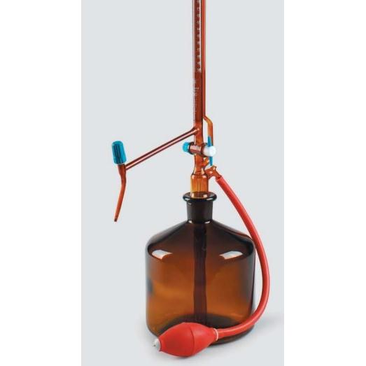 Buret tự động nâu khóa nhựa 10ml, 25ml, 50ml