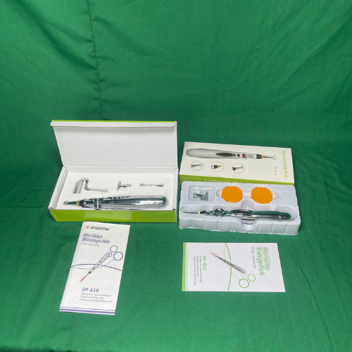 Bút massage pen dò huyệt châm cứu hỗ trợ trị liệu xung điện DF - 618 sử dụng pin AA nhỏ gọn tiện lợi