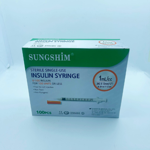 Kim tiểu đường, bơm tiêm tiểu đường sungshim hàn quốc 30G/13mm