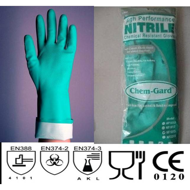 Găng tay nitrile chống hóa chất