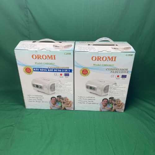 MÁY XÔNG KHÍ DUNG VÀ HÚT MŨI 2 TRONG 1 OROMI C28M