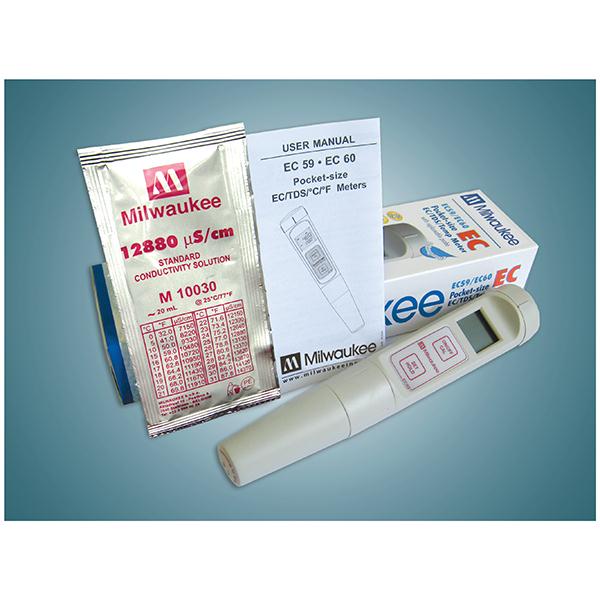 BÚT ĐO EC/TDS/NHIỆT ĐỘ ĐIỆN TỬ HIỆN SỐ EC60