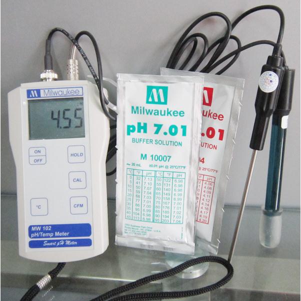 MÁY ĐO pH/NHIỆT ĐỘ CẦM TAY ĐIỆN TỬ HIỆN SỐ MW102