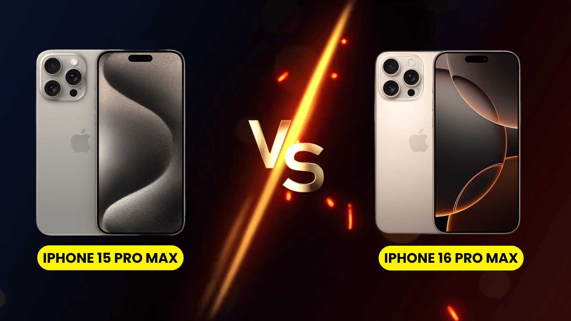So sánh iPhone 16 Pro Max và iPhone 15 Pro Max