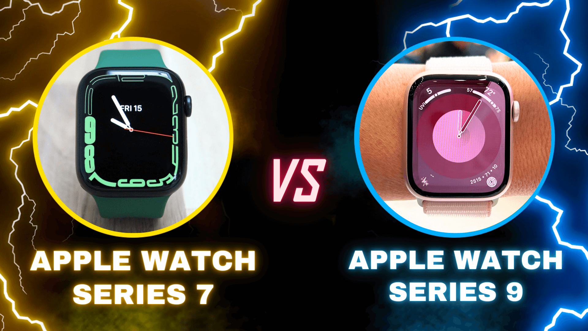 So sánh Apple Watch Series 7 và Apple Watch Series 9