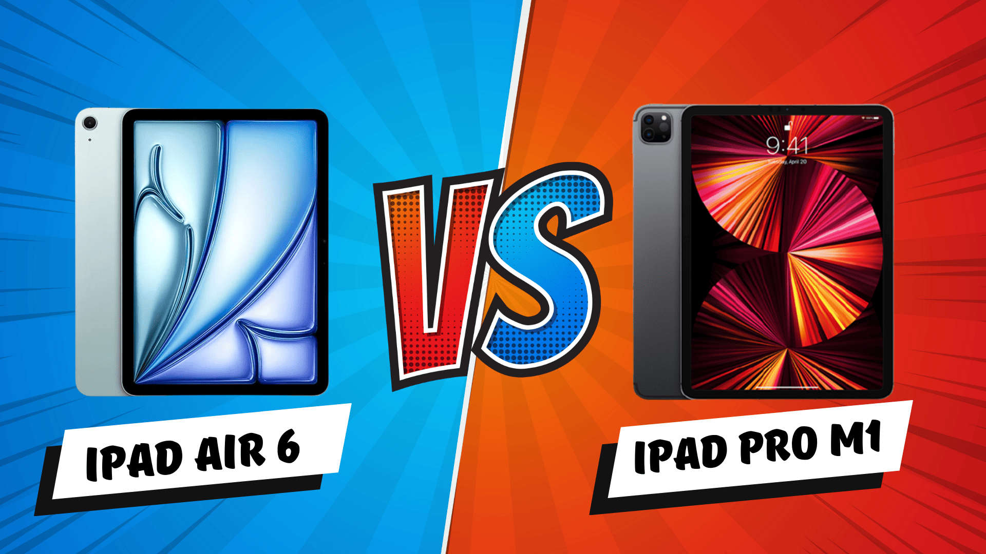 So sánh iPad Pro M1 và iPad Air 6: Nên mua máy nào?