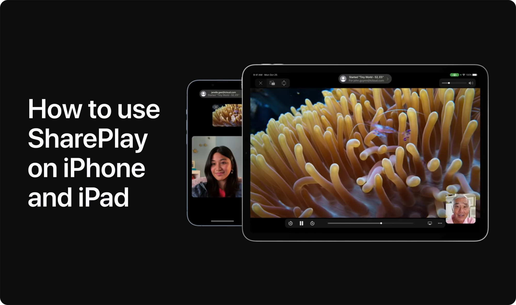 SharePlay trên iOS 15.1: Xem phim với bạn bè vào cuối tuần này qua FaceTime