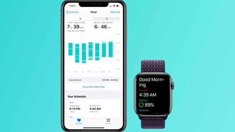 Tính năng theo dõi giấc ngủ của Apple Watch trên iOS 14 và watchOS 7