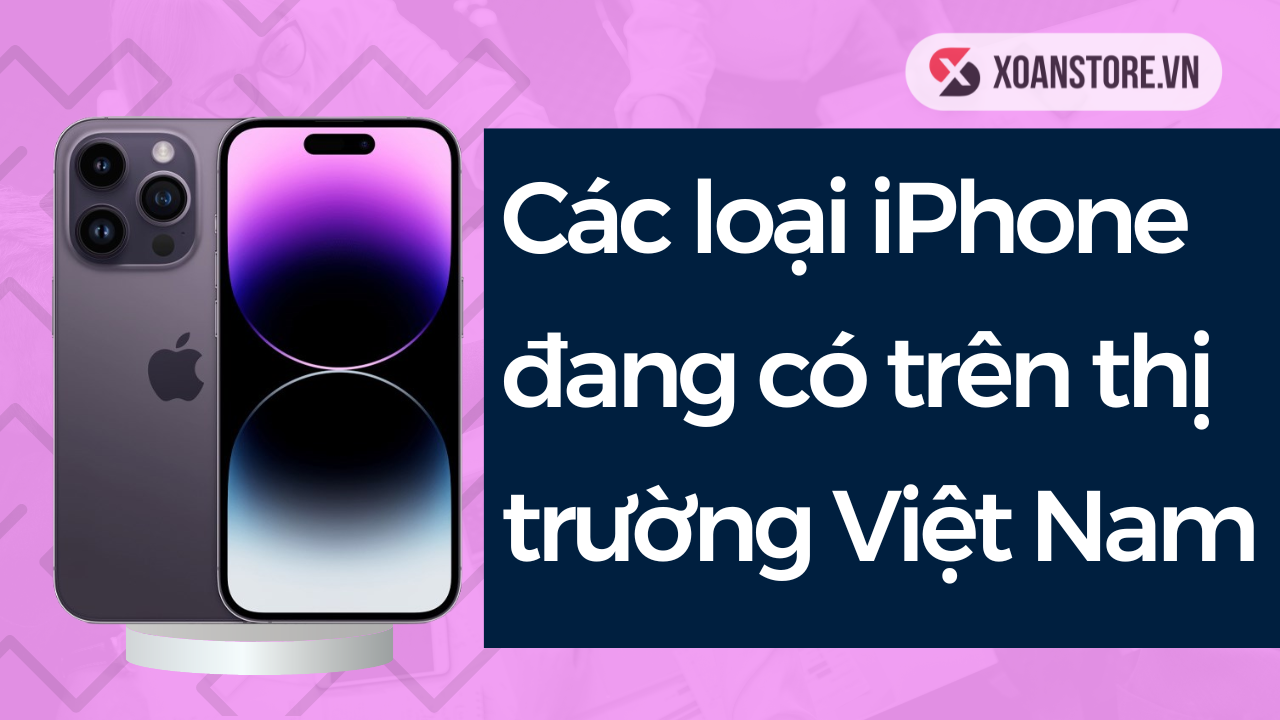 Các loại iPhone đang có trên thị trường Việt Nam