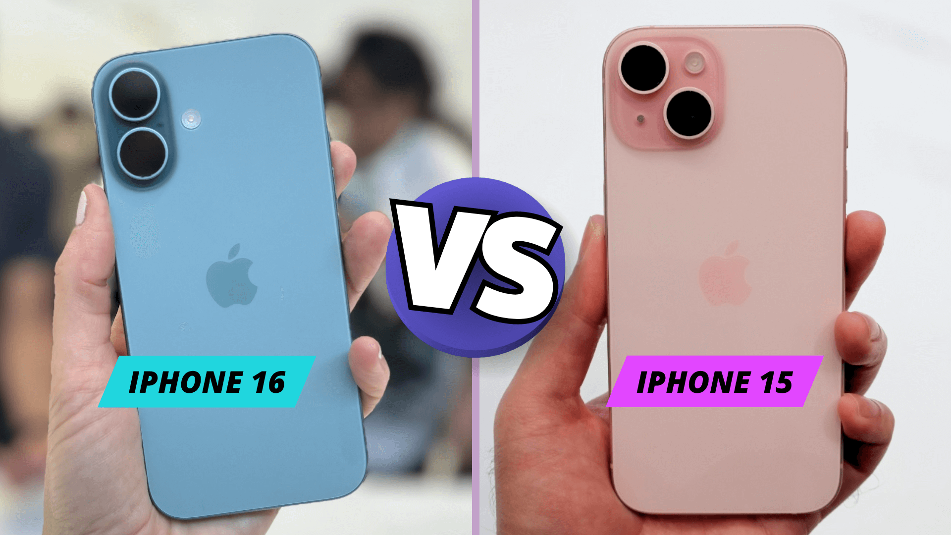 So sánh iPhone 16 và iPhone 15