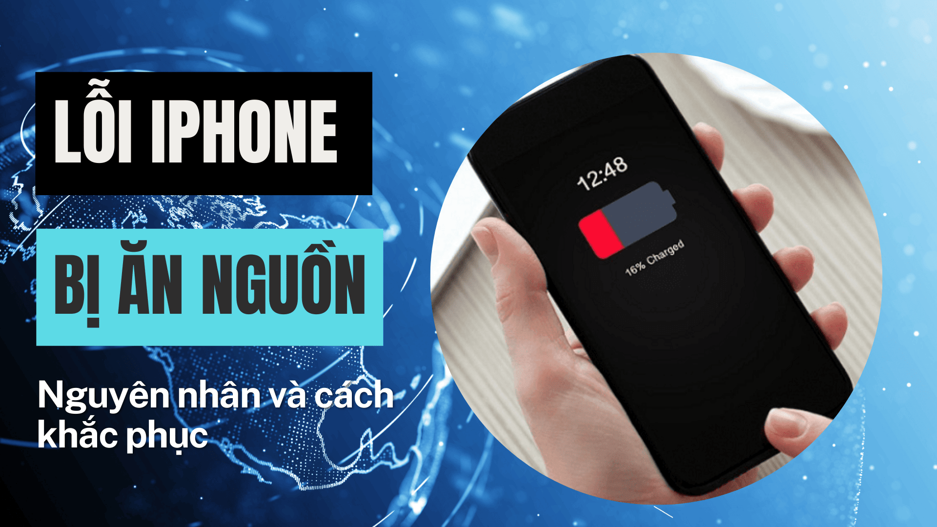 Lỗi ăn nguồn trên iPhone. Nguyên nhân và cách khắc phục