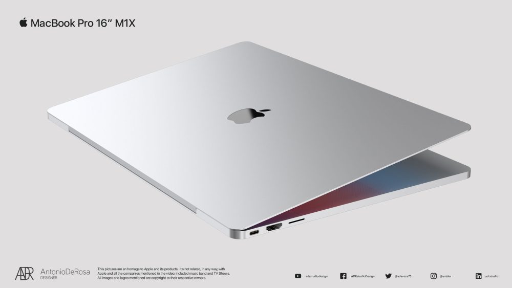 MacBook Pro 16 inch 2021 lộ diện với thiết kế đẹp mãn nhãn trong loạt ảnh render mới