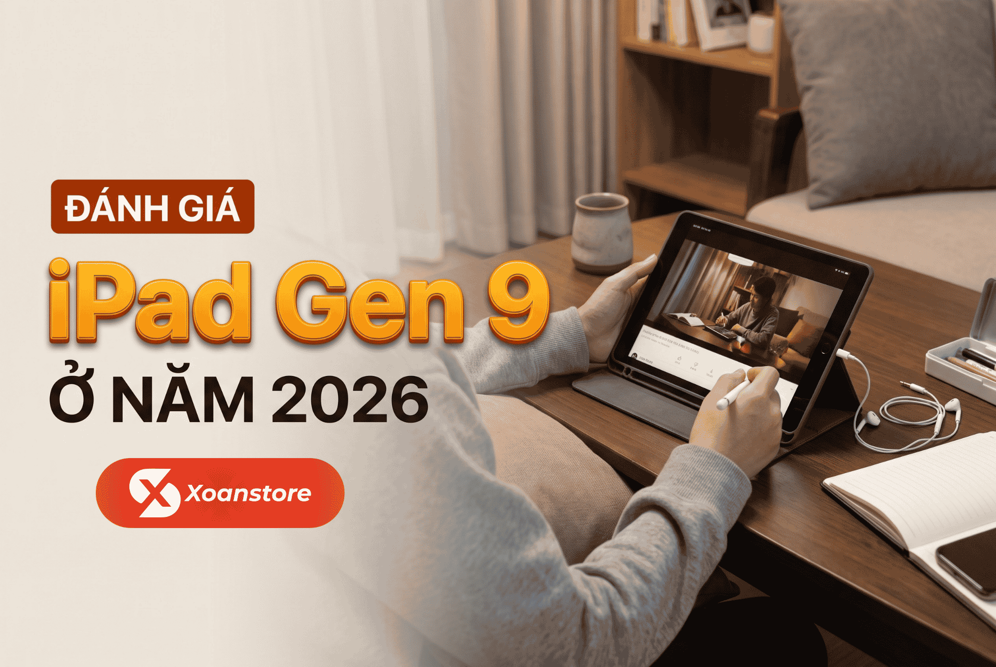 Đánh giá iPad Gen 9 ở năm 2026 - Chiếc iPad nút Home giá rẻ có còn đáng mua không?