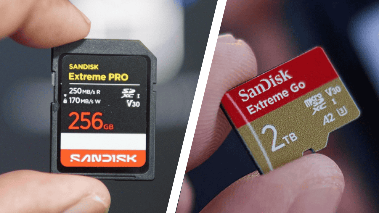 So sánh thẻ nhớ SanDisk Extreme Pro và SanDisk Extreme Go