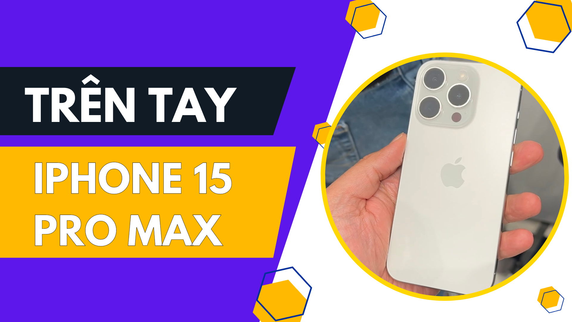 Trên tay 4 màu sắc của iPhone 15 Pro Max, giá rẻ, bạn thích màu nào ?