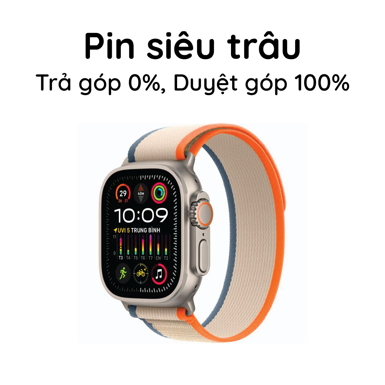 Apple Watch Series 8 Nhôm GPS 45mm Starlight VN/A – appleworld