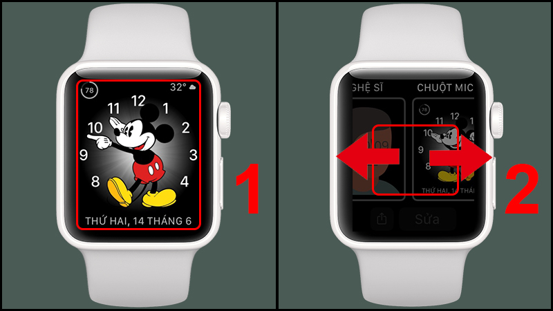 Cách thay đổi mặt đồng hồ Apple Watch trực tiếp