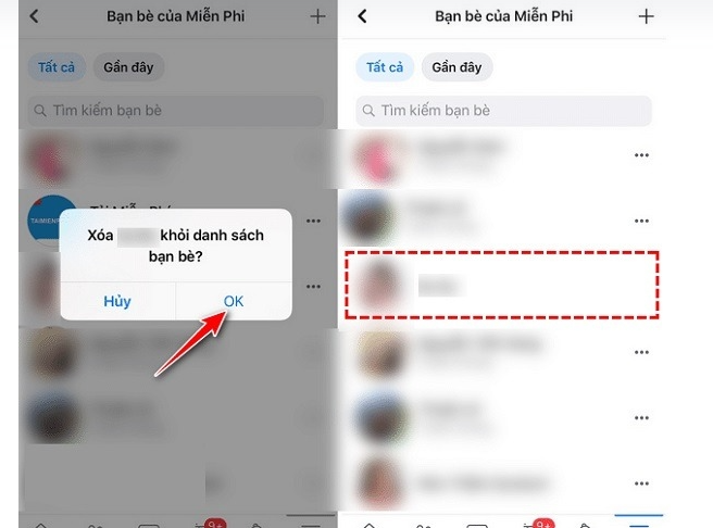 Lọc bạn bè trên facebook bằng iPhone