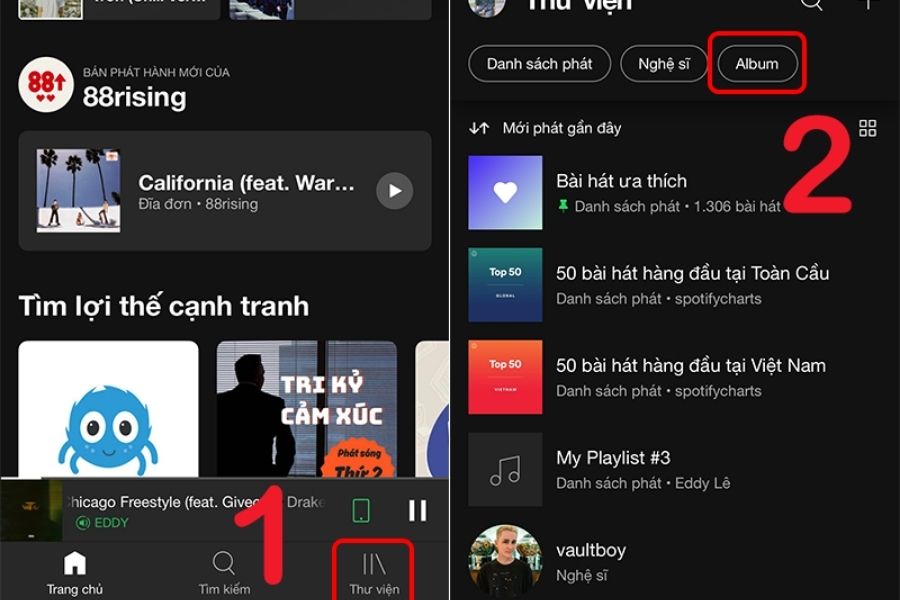 tải nhạc trên spotify bằng iphone