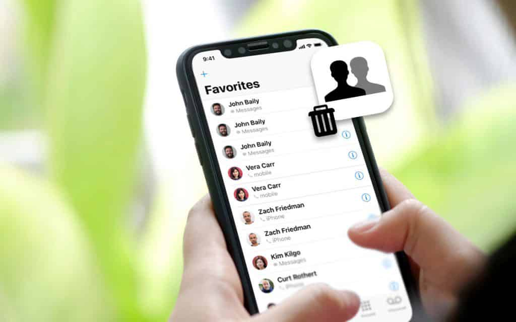 Hướng dẫn cách xóa danh bạ iPhone.