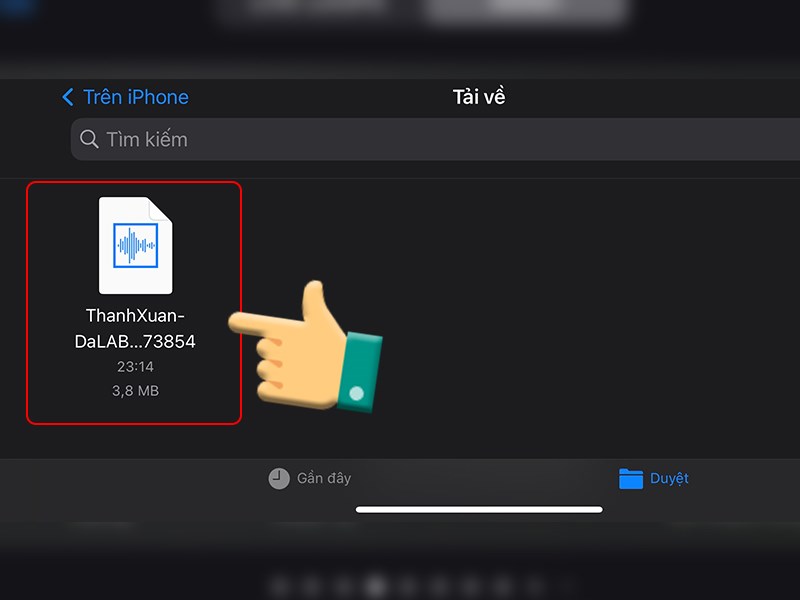 chọn file