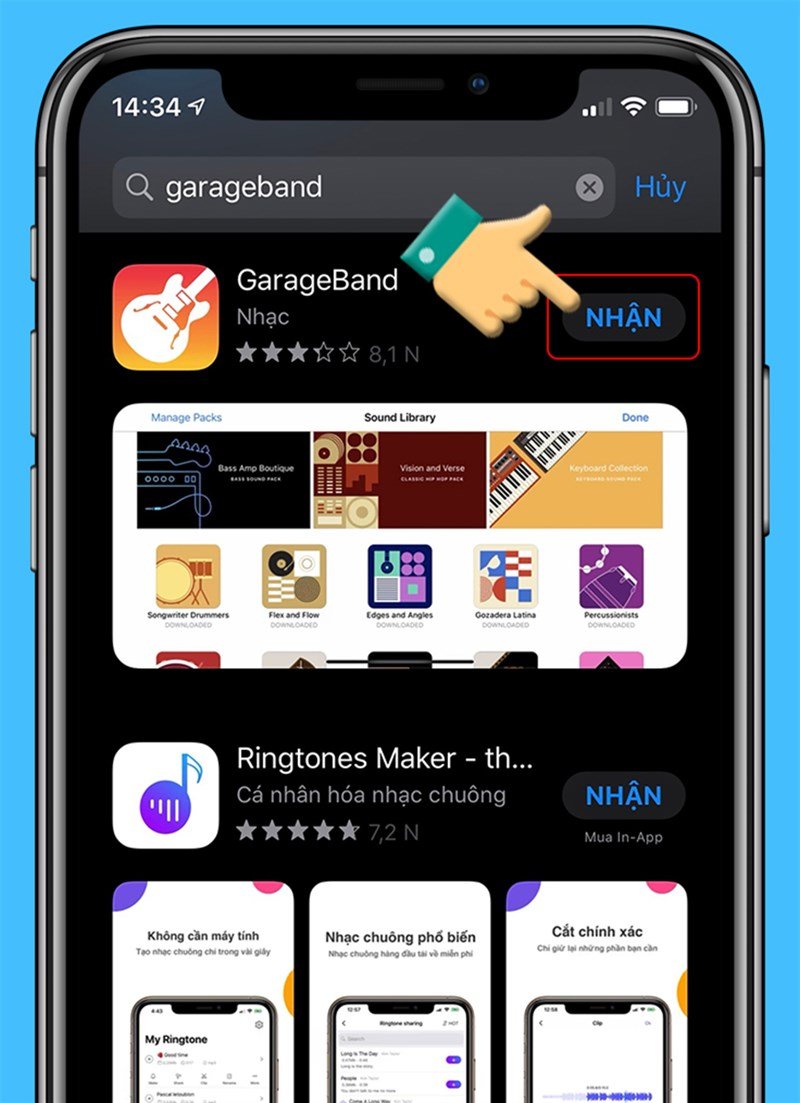 ứng dụng GarageBand