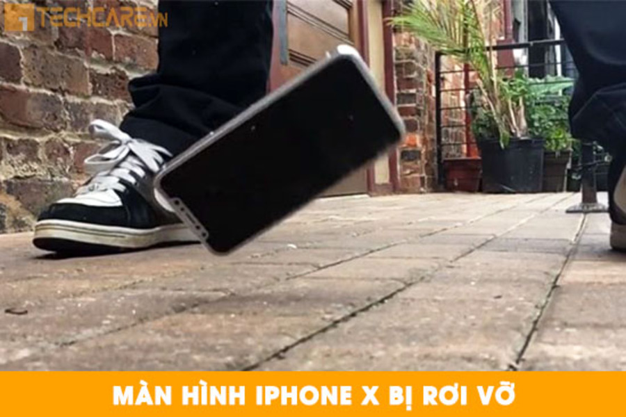 Đánh rơi iPhone X trong quá trình sử dụng