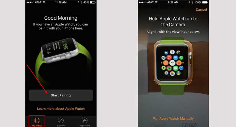 Kết nối apple watch với iphone chỉ vài thao tác đơn giản