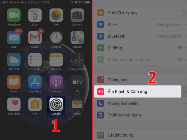 Tiến hành cài đặt nhạc chuông trên iphone 