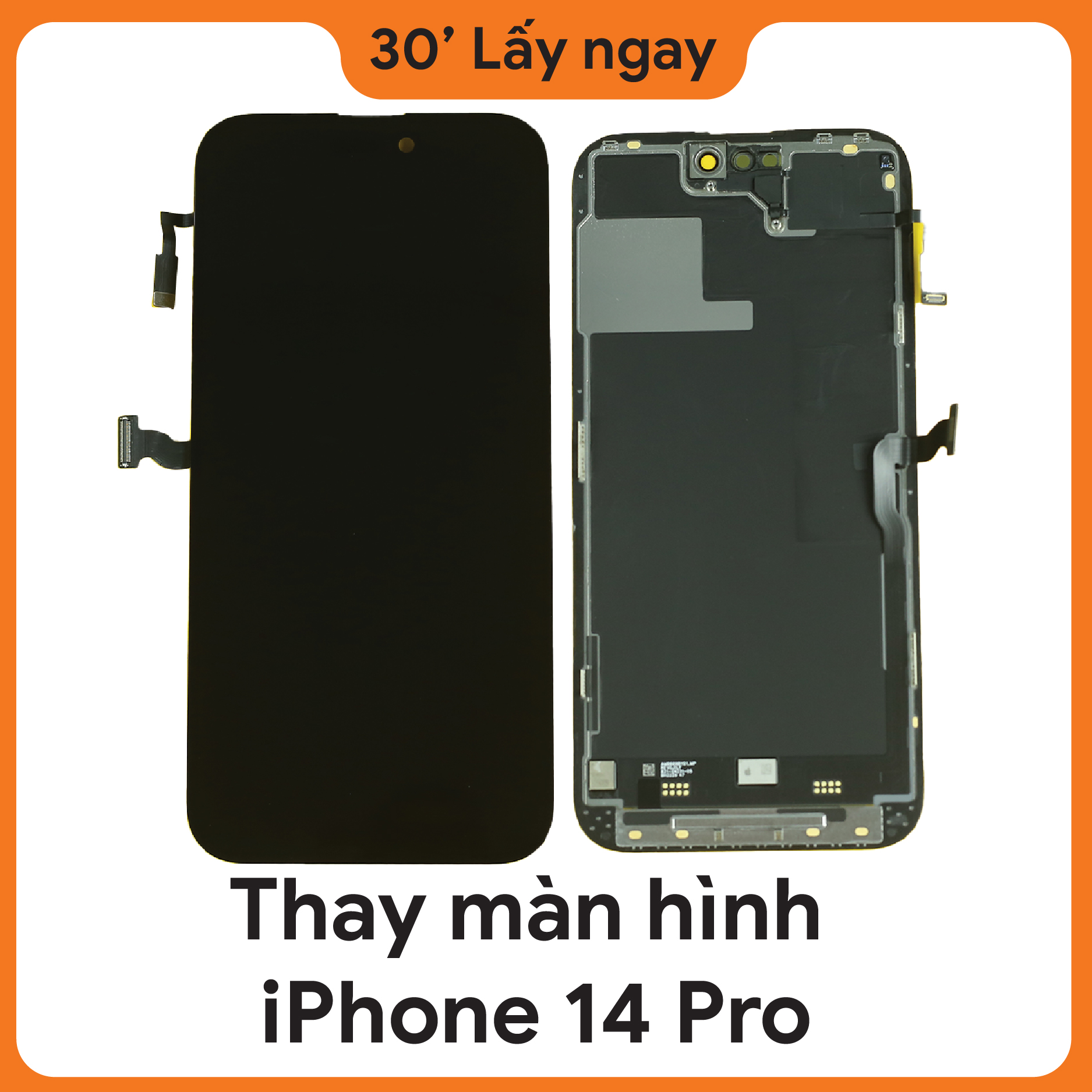 Thay màn hình iPhone 14 Pro chính hãng tại trung liệt