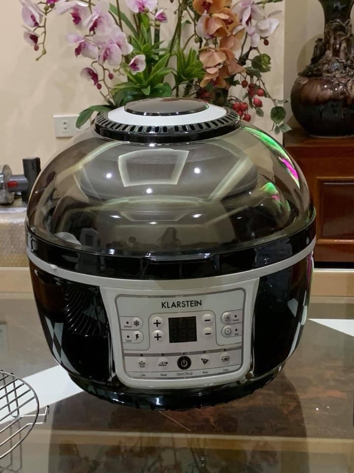 Klarstein Turbo 9 lít 2 màu đỏ, đen