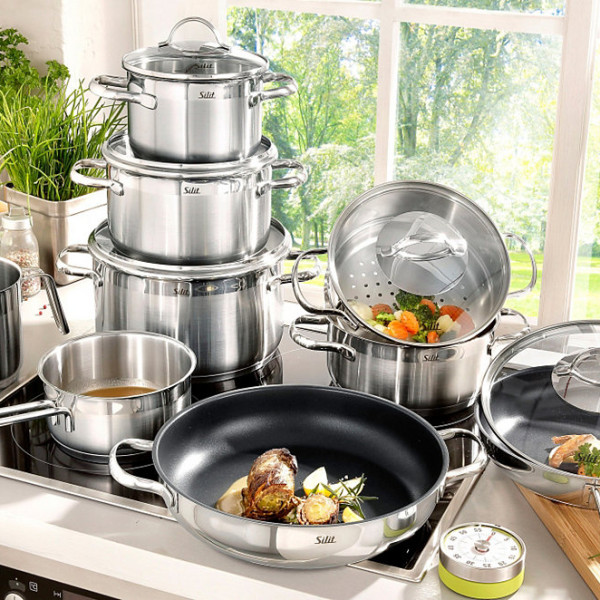 Bộ nồi Silit Achat 10 món