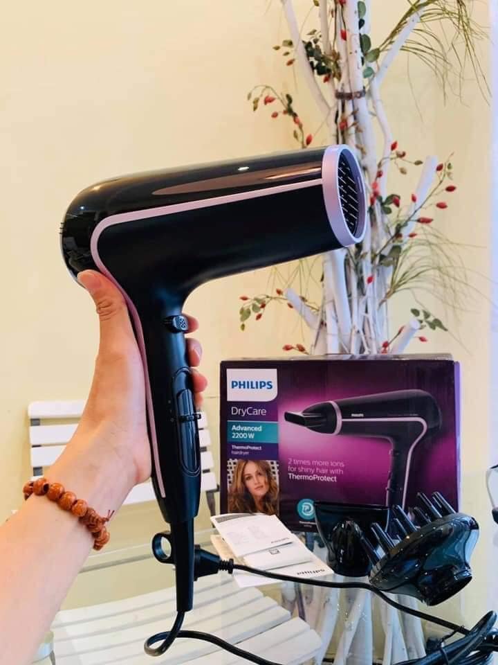 MÁY SẤY TÓC PHILIPS BHD170/40  kèm lô sấy