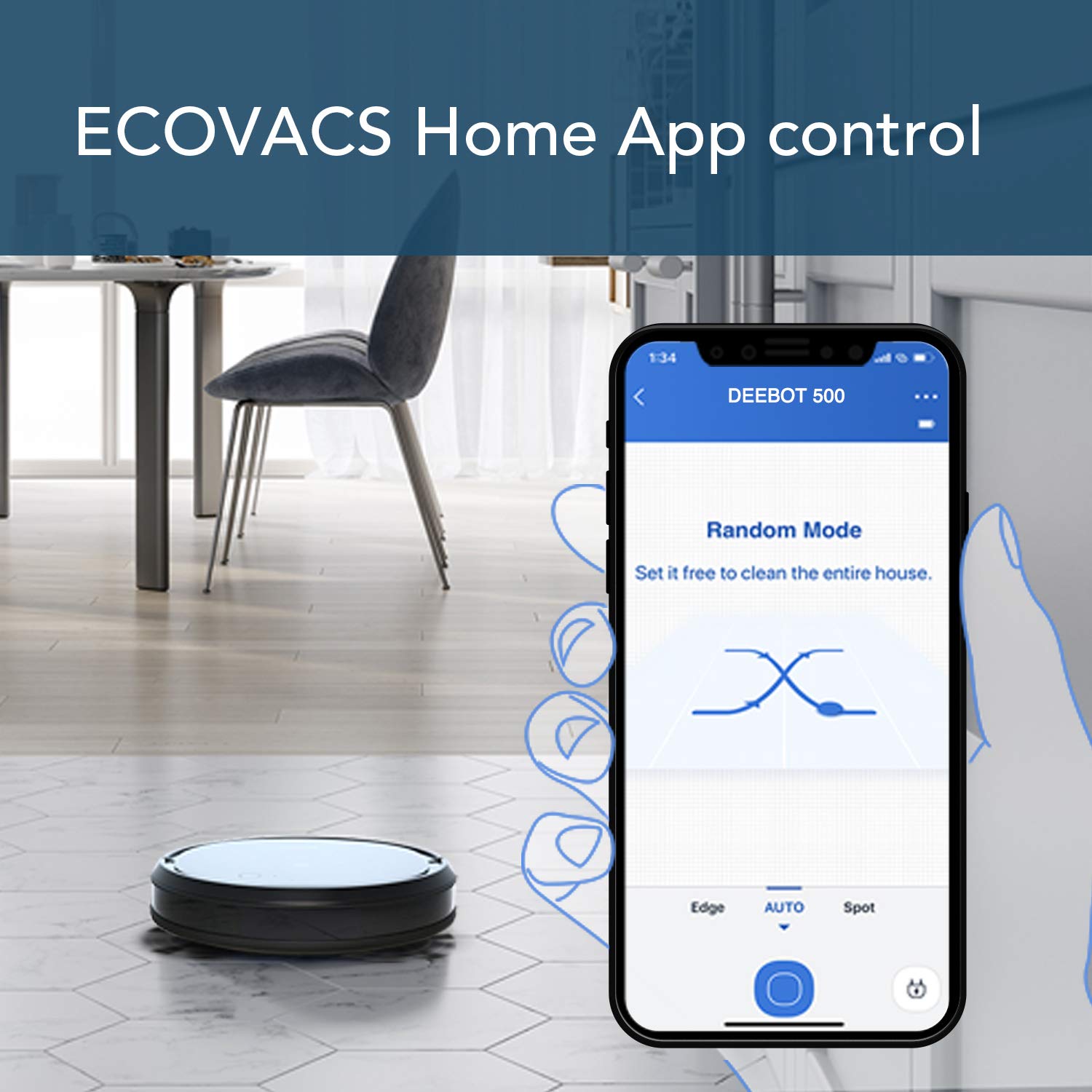 Robot hút bụi Deebot D501 Robot Vacuum Cleaner