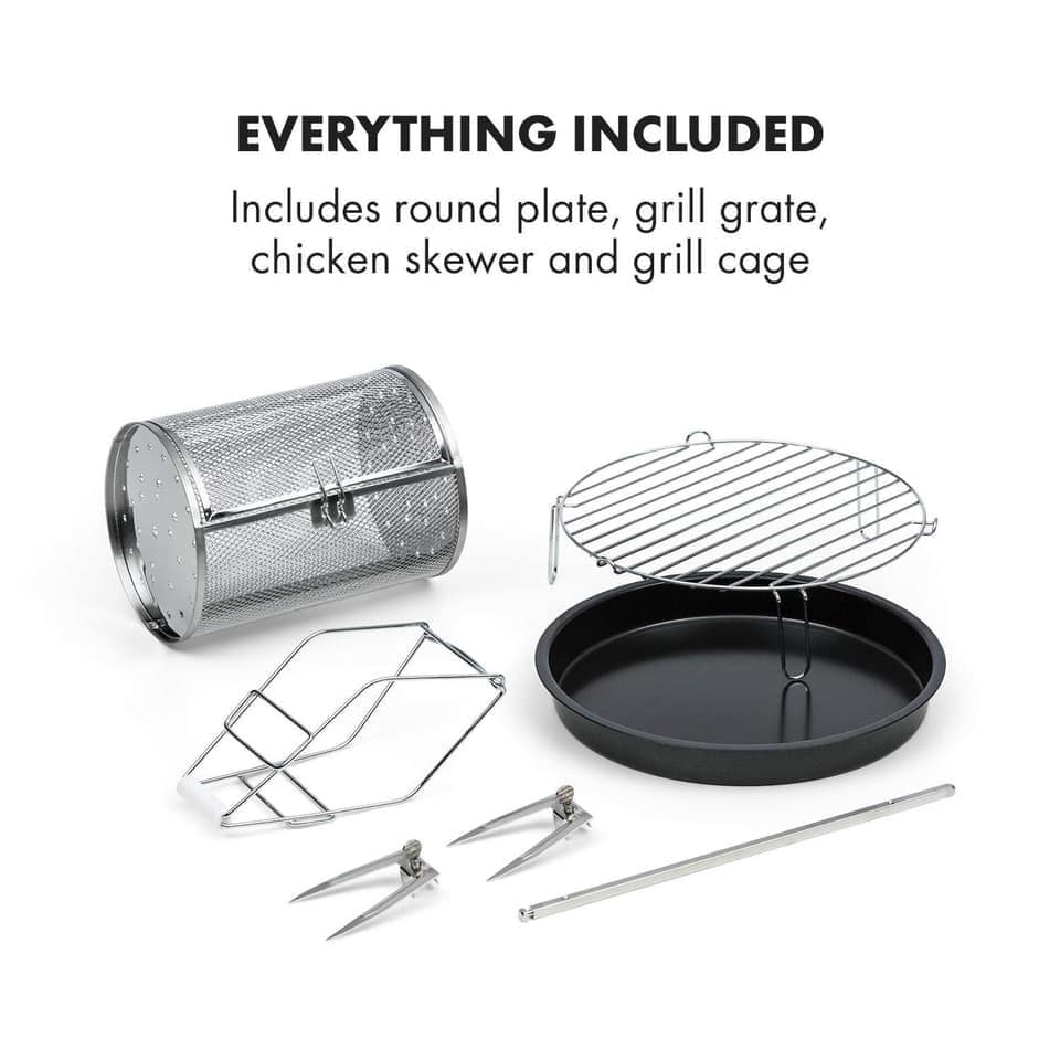 Klarstein Turbo 9 lít 2 màu đỏ, đen