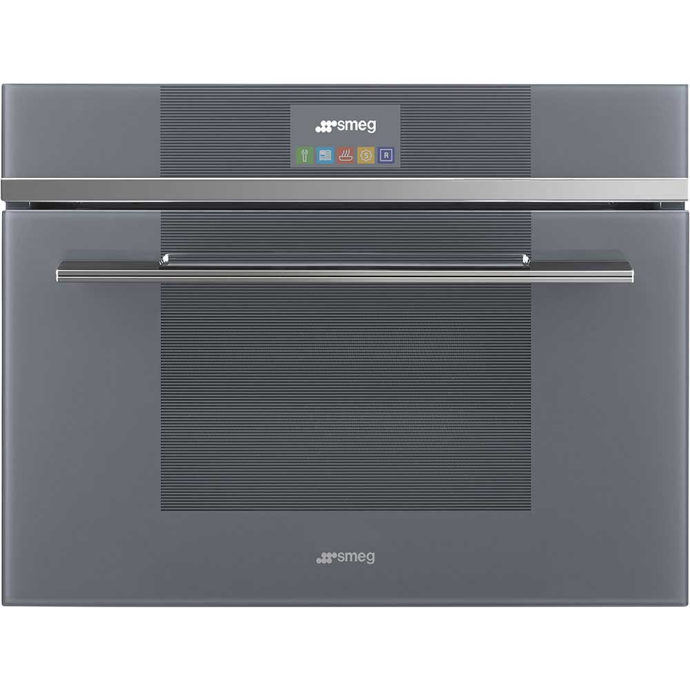 Lò nướng kết hợp lò vi sóng SMEG LINEA SF4104MCS