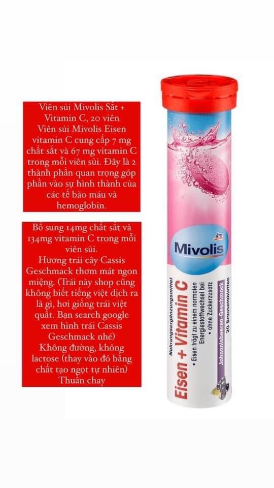 Viên sủi Mivolis