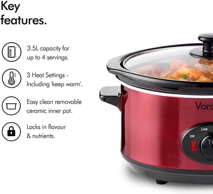 Nồi nấu chậm VON.SHEL 3,5l