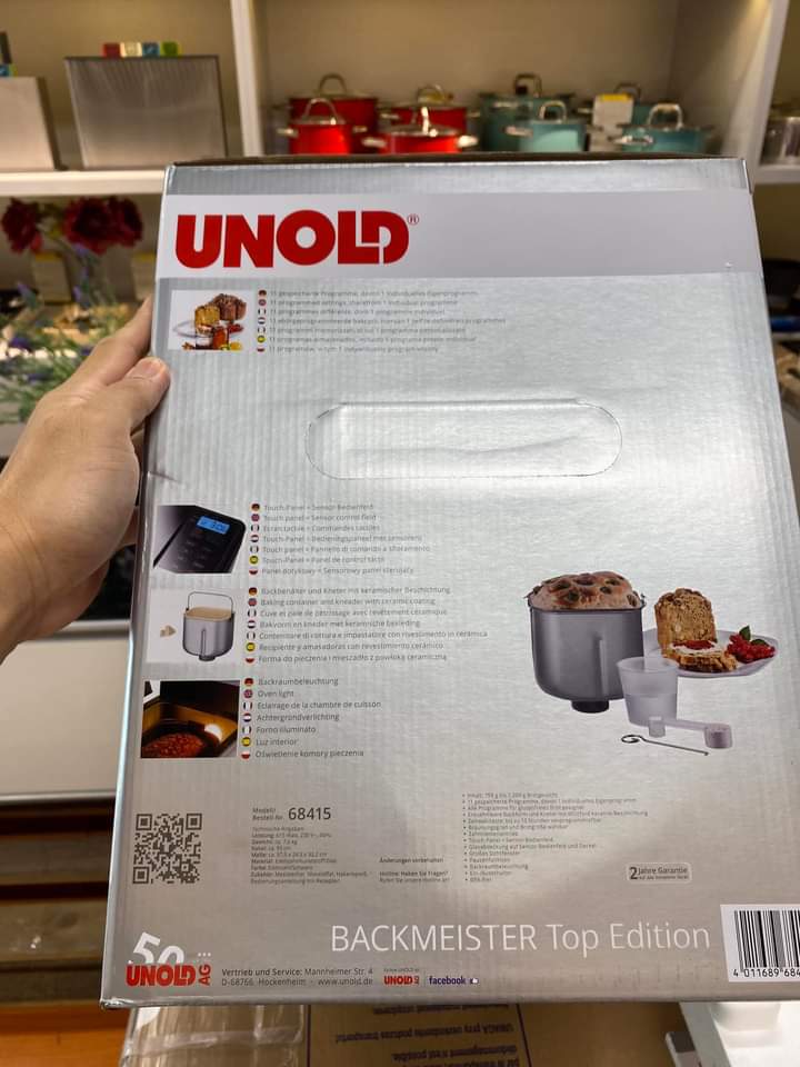 Máy làm bánh mỳ tự động Unold 68415