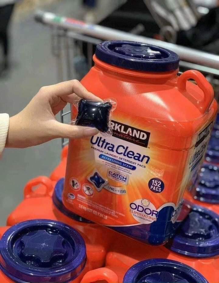 Viên giặt Kirkland - Mỹ (152 viên/thùng)