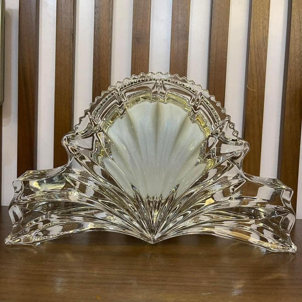 Đồng hồ pha lê để bàn Bohemia