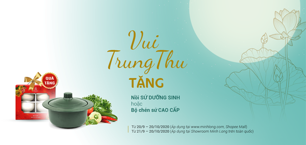 Mua bộ trà Minh Long dịp Trung thu, nhận nhiều ưu đãi hấp dẫn!