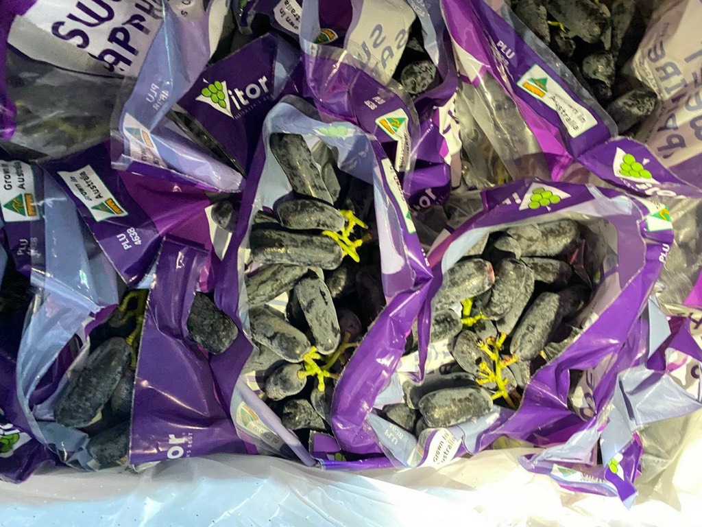 Nho ngón tay Úc Victor