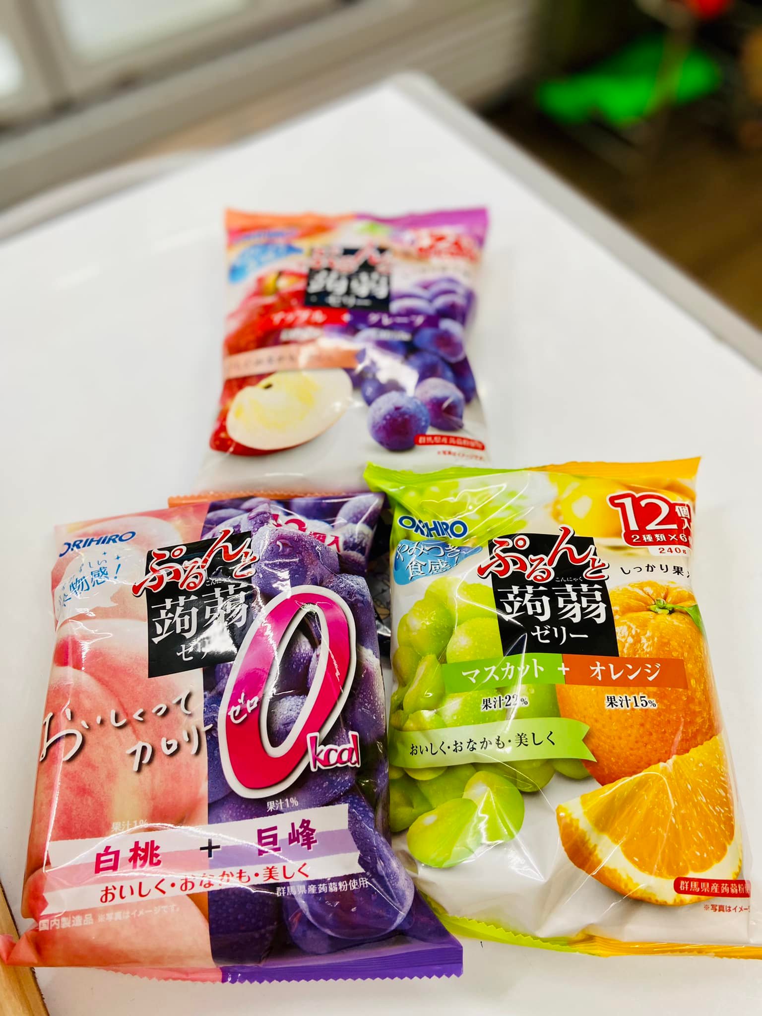 Thạch trái cây Nhật Orihiro túi 240g
